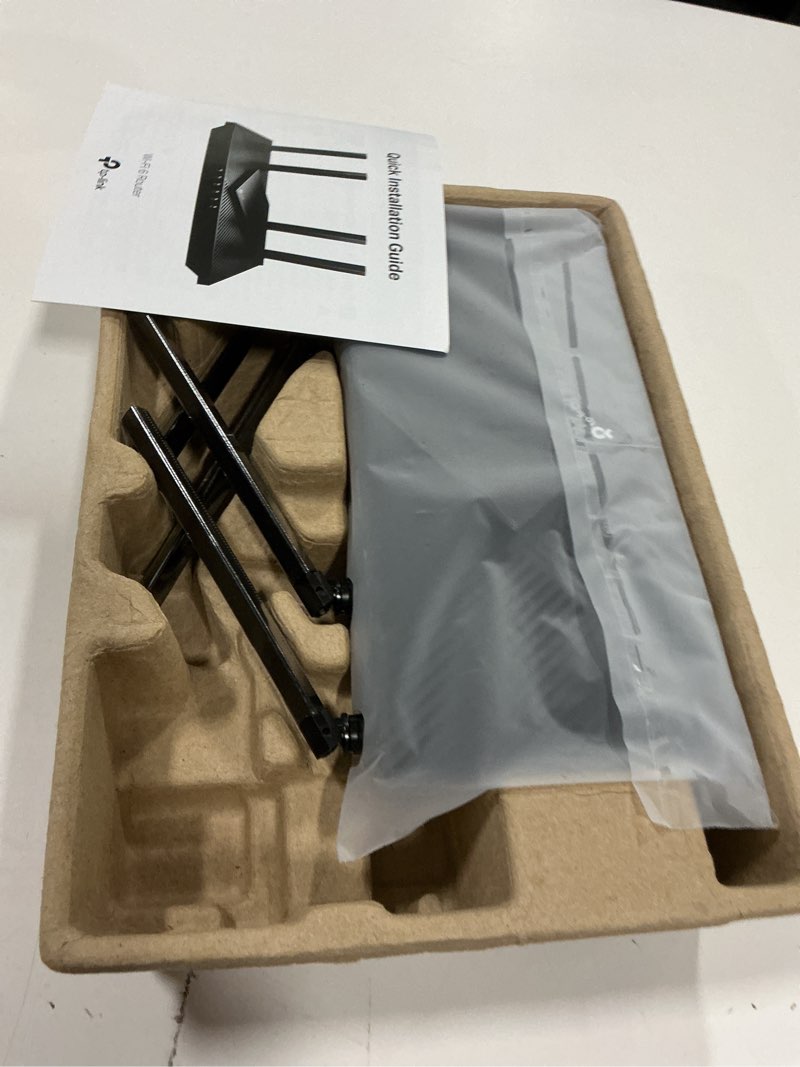 Condition photo showing New/Like New for TP-Link AX1800 WiFi 6 Router V4 (Archer AX21) – Dual Band Wireless Internet, Gigabit, Easy Mesh, Works with Alexa - A Certified for Humans Device, Free Expert Support WiFi 6, Dual-Band AX1800