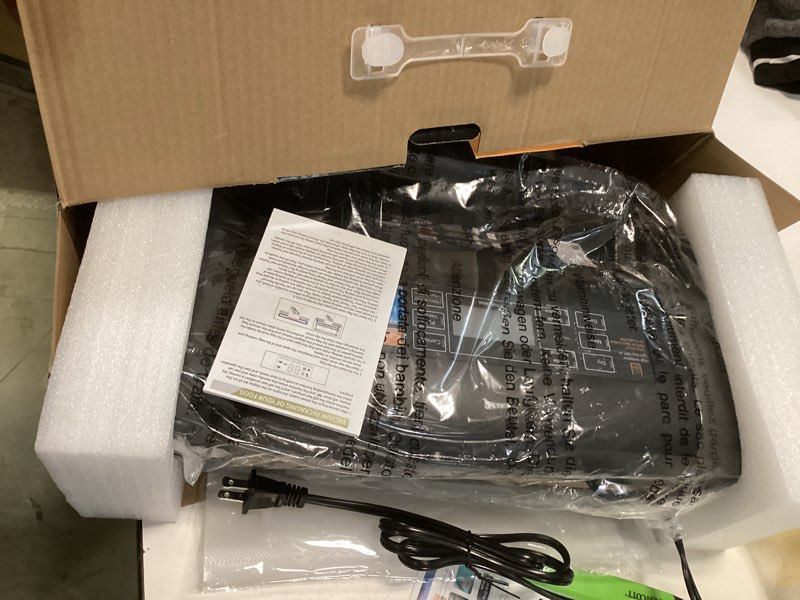 Condition photo showing New/Like New for Vacuum Sealer Machine, Updated Powerful 95KPa Commercial Food Saver with Double Seal for 2X Strength, Built-in Cutter, Bags Storage & Easy-Lock Handle, Includes Free Bags (1 Roll + 10 Pre-cut) Black Balck