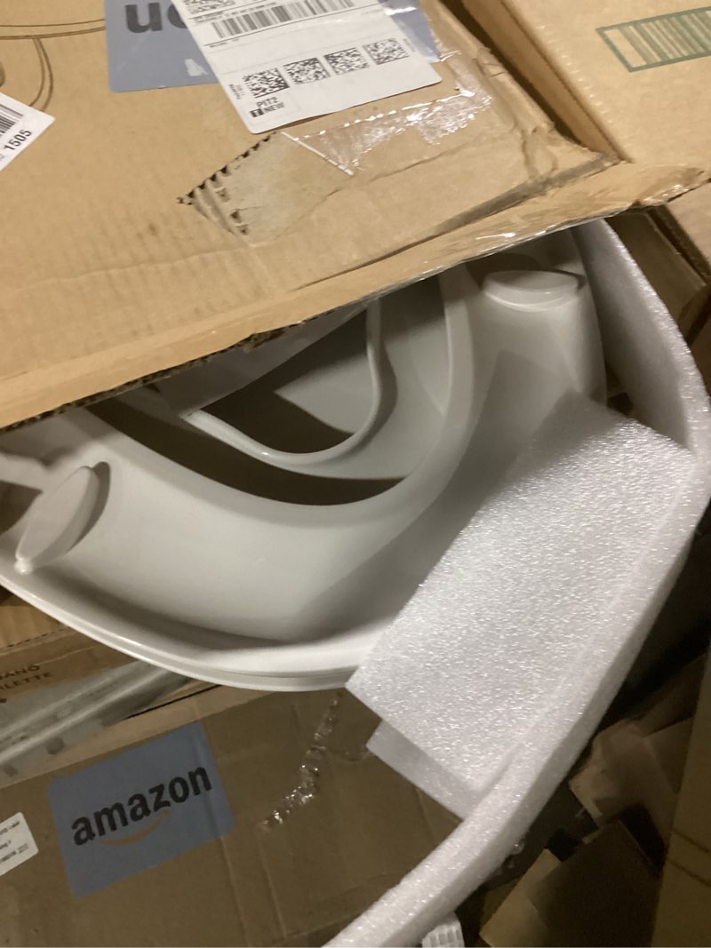 Condition photo showing Good Condition for Toilet Seat, Elongated Toilet Seat with Toddler Seat Built in, Potty Training Toilet Seat Elongated Fits Both Adult and Child, with Slow Close and Magnets- Elongated