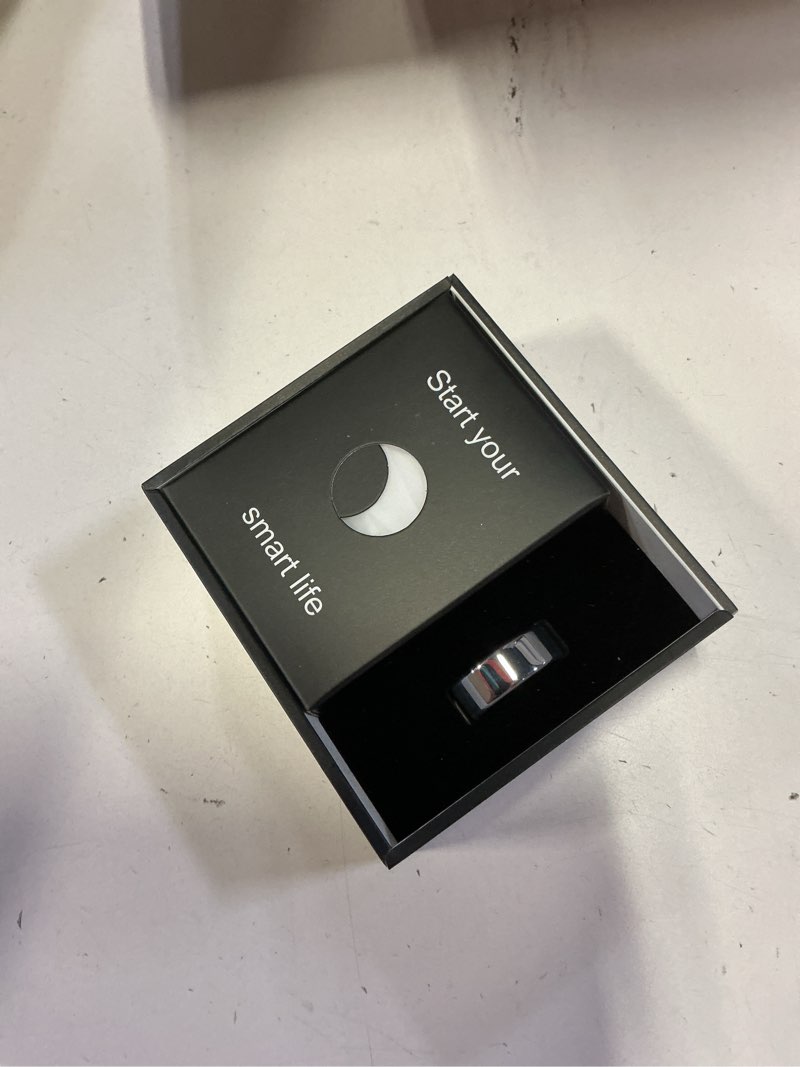 Condition photo showing Good Condition for smart ring health tracker, sleep/exercise monitoring, ios/android compatible, ip68 water resistance, no subscription required, 5-day battery life, suitable for both women and men (silver, 7) silver 7