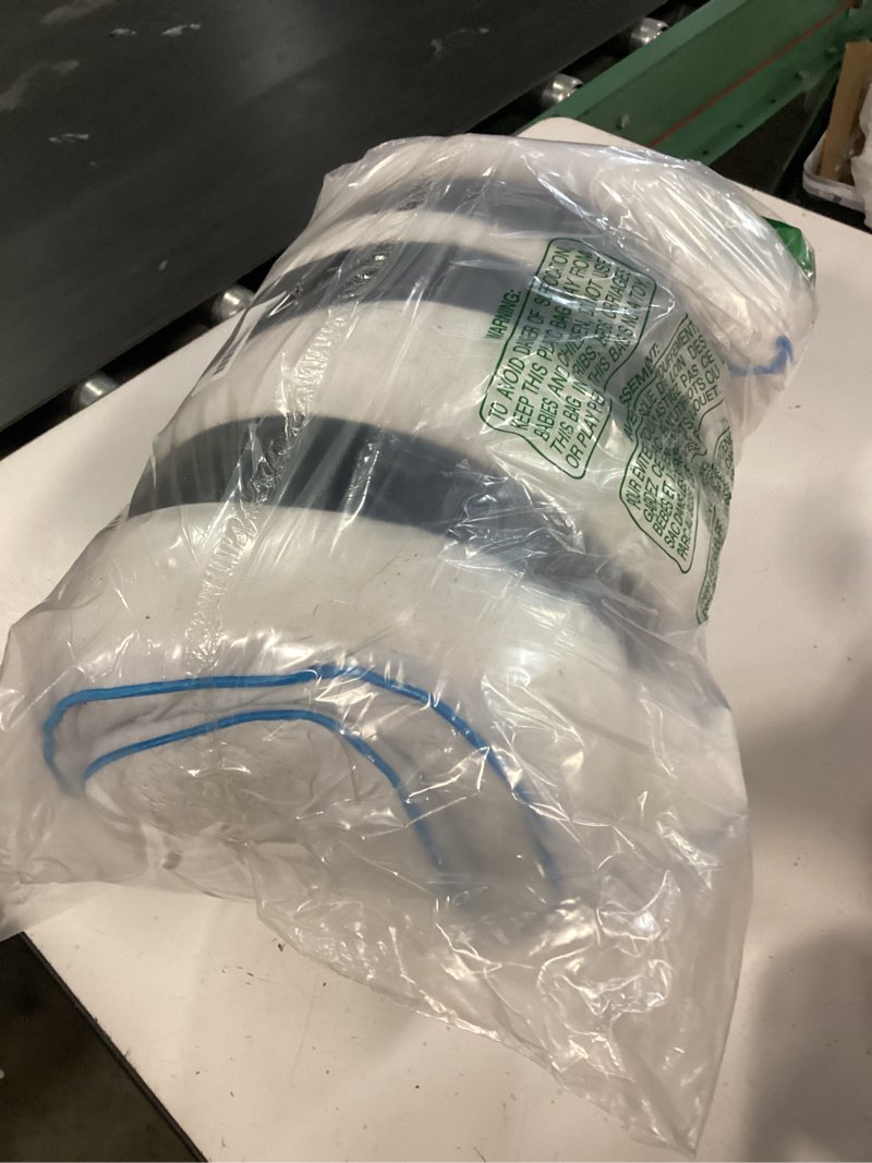 Condition photo showing As Is for oubonun premium adjustable loft quilted body pillows - firm and fluffy - quality plush - down alternative - head support pillow - 21"x54" white-gray side