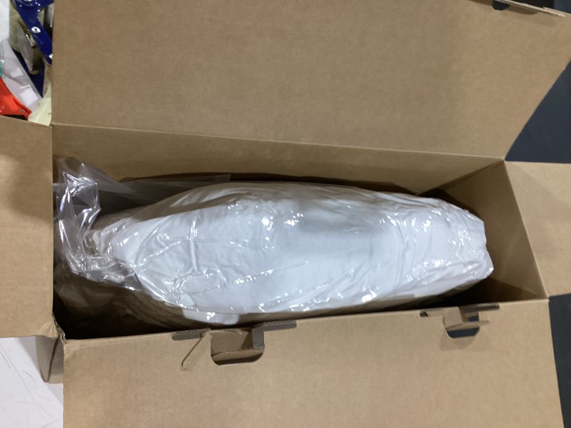 Condition photo showing New/Like New for martha stewart luxury white goose feathers down fiber duvet insert queen size - hotel collection 100% cotton comforter, all season medium warmth, breathable, hypoallergenic, 90 x 90 inch