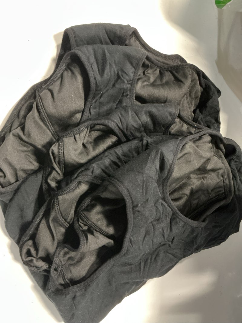 Condition photo showing Good Condition for tiichoo period underwear for women heavy flow soft menstrual panties teens ladies leakproof incontinence 5 pack small 5 black with black lining