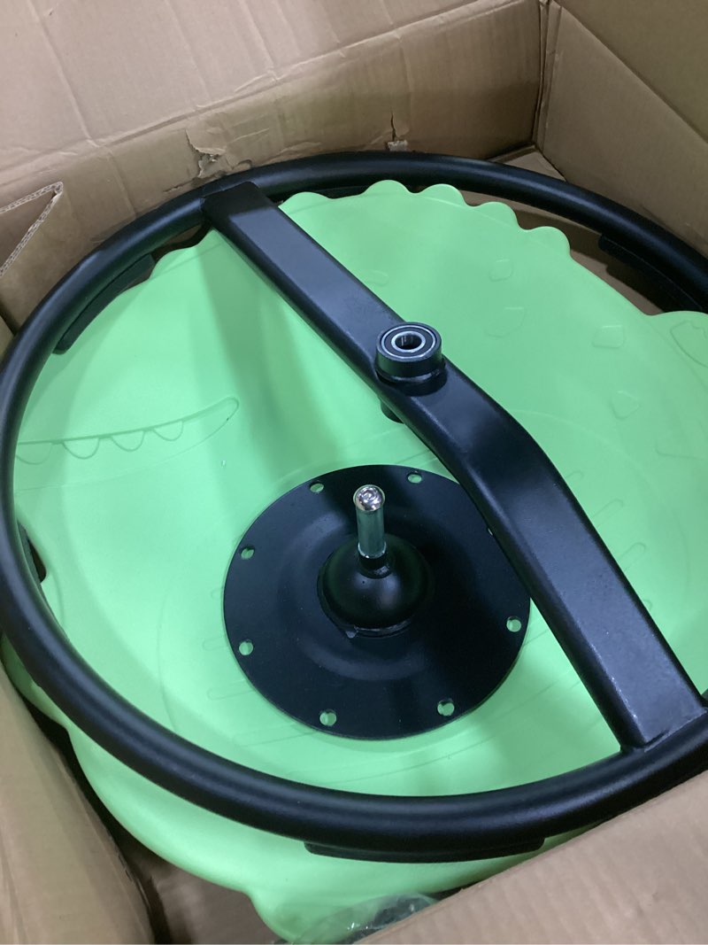 Condition photo showing Good Condition for Dinosaur Spinning Chair for Autistic Kids – Sensory Spinning Toy, Spin Chair for Kids Autism, Sensory Swivel Seat for Balance, Coordination, Focus & ADHD Support, Autism Sensory Products (Green) Dinosaur / Green
