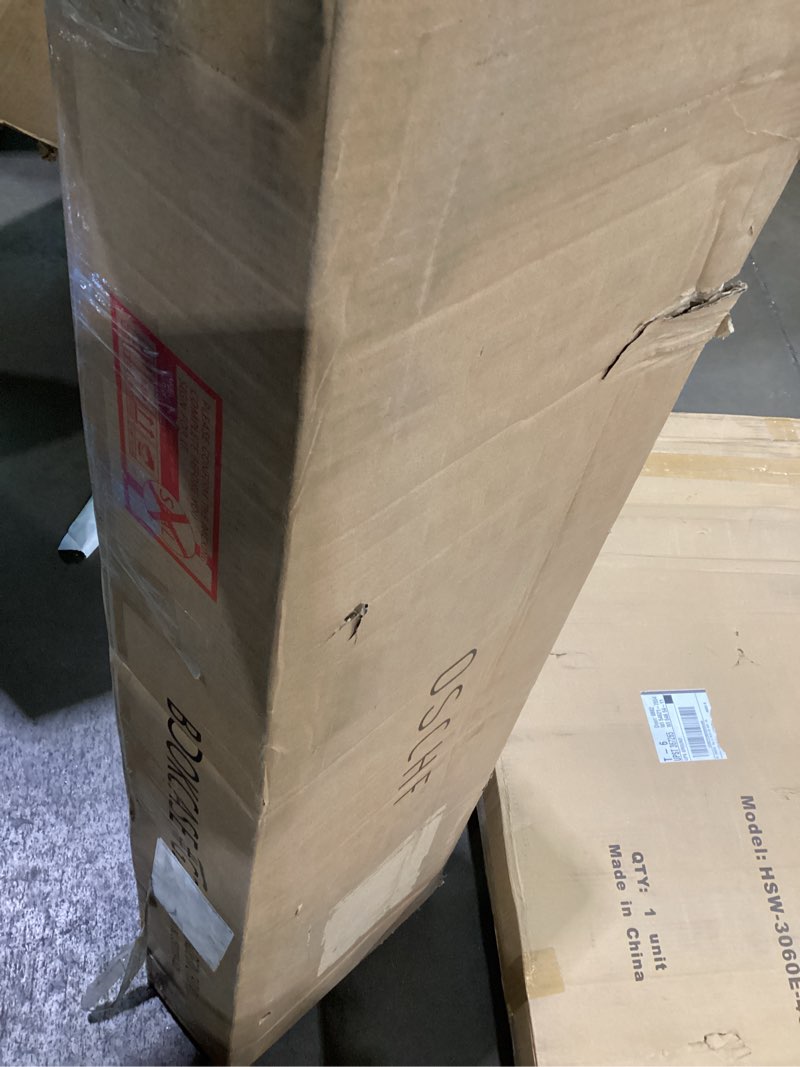 Condition photo showing As Is for 12-Cube Storage Shelf Bookcase - Wooden 3-Tier Floor Standing Open Bookshelf for Home and Office, Cuby Orgainzer, Walnut 12-Cube Walnut