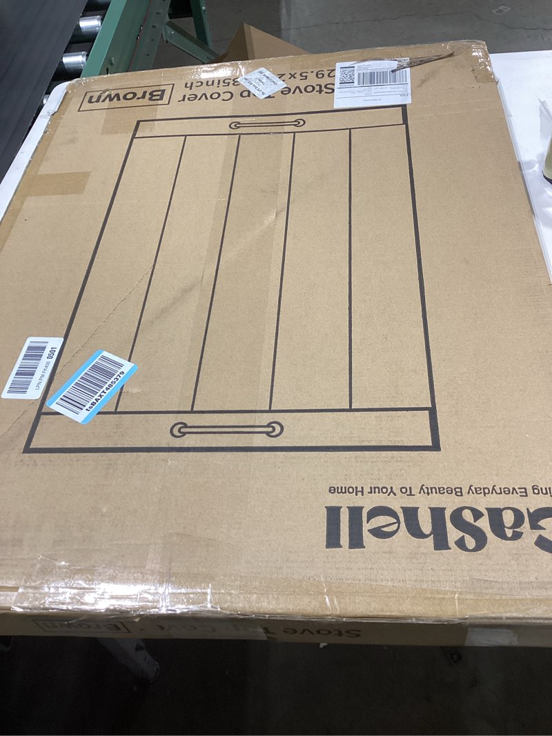 Condition photo showing Good Condition for Noodle Board Stove Cover with Handles, Multiple Stove Top Cover Board for Electric/Gas Stove Top(Retro Brown)