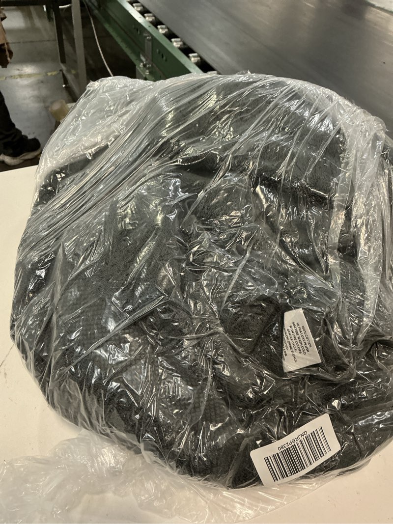 Condition photo showing Good Condition for turkish ultra plush bath sheet bundle, one size, charcoal