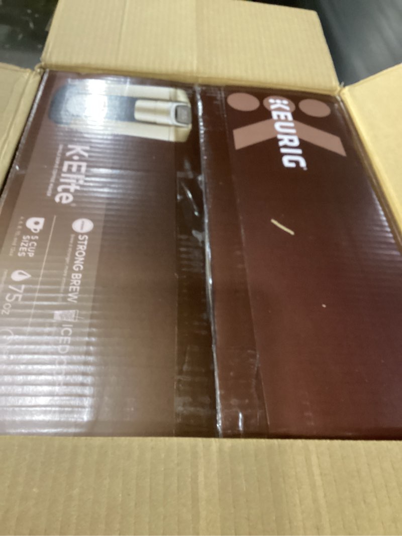 Condition photo showing Good Condition for Keurig model K-elite brushed gold