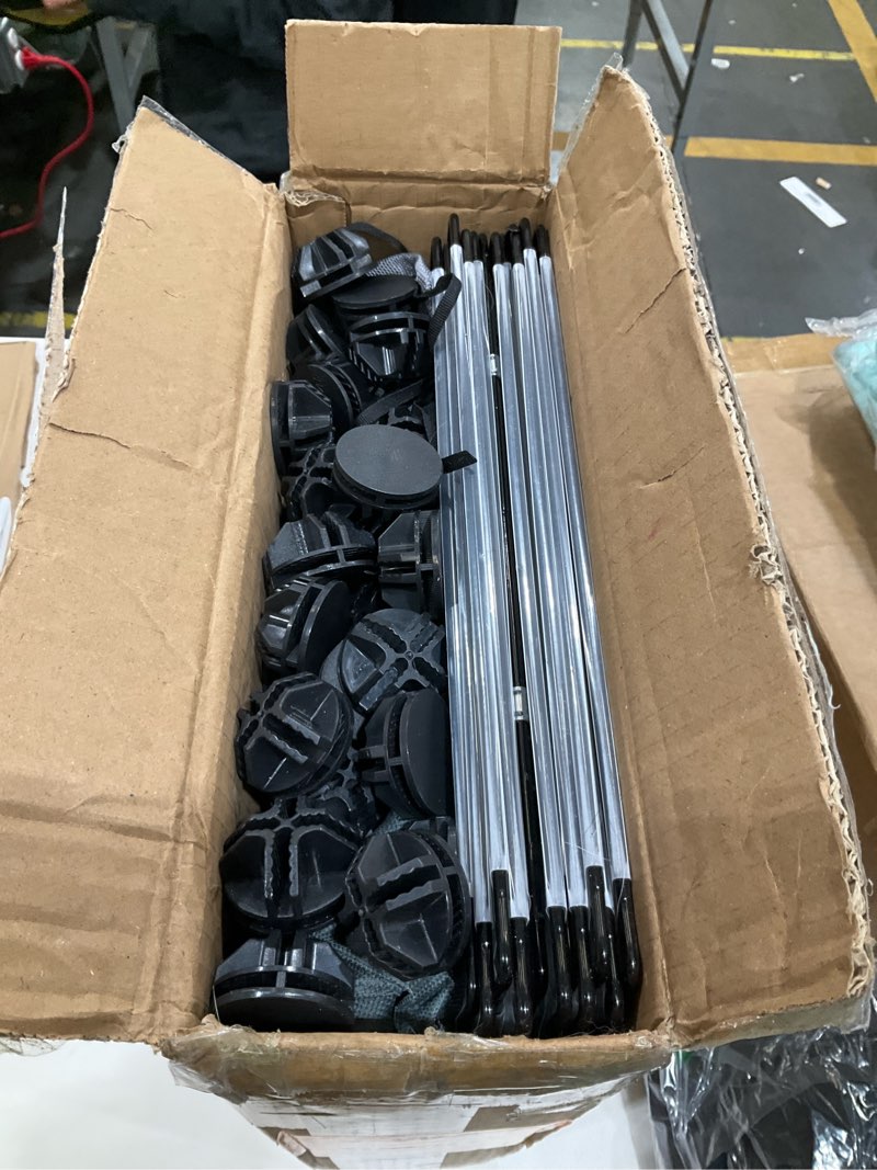 Condition photo showing Good Condition for 20 Panels Small Animals Playpen, 48" x 24" x 16" Transparent Pet Playpen with Waterproof Mat,Portable Plastic Enclosure Cage for Chicken/Guinea Pigs/Bunny/Ferrets/Hamsters/Hedgehogs Indoors Outdoor 20 Panels- 48"L x 24"W x 16"H Transparent