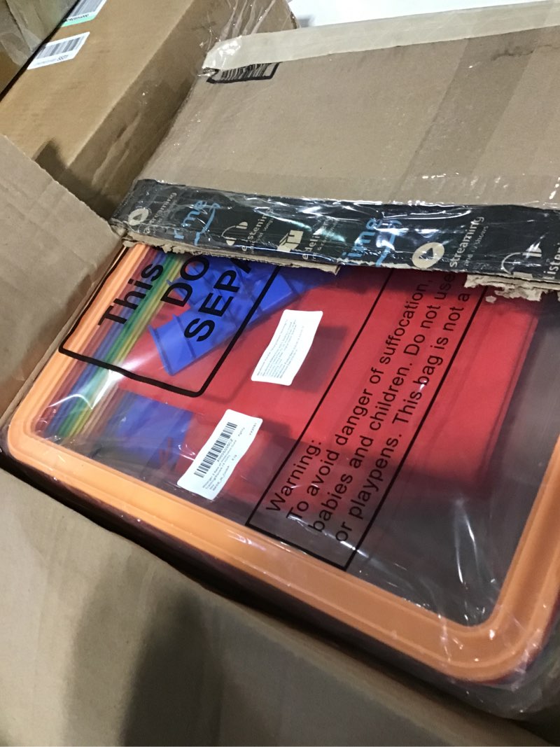 Condition photo showing New/Like New for Woanger 2 Sets of Hopscotch Outdoor Squares 20 Pcs Hopscotch Ring Game with 30 Pcs Connectors Outdoor Indoor Obstacle Course for Kids Playground Agility Training 11 Inch Hoop