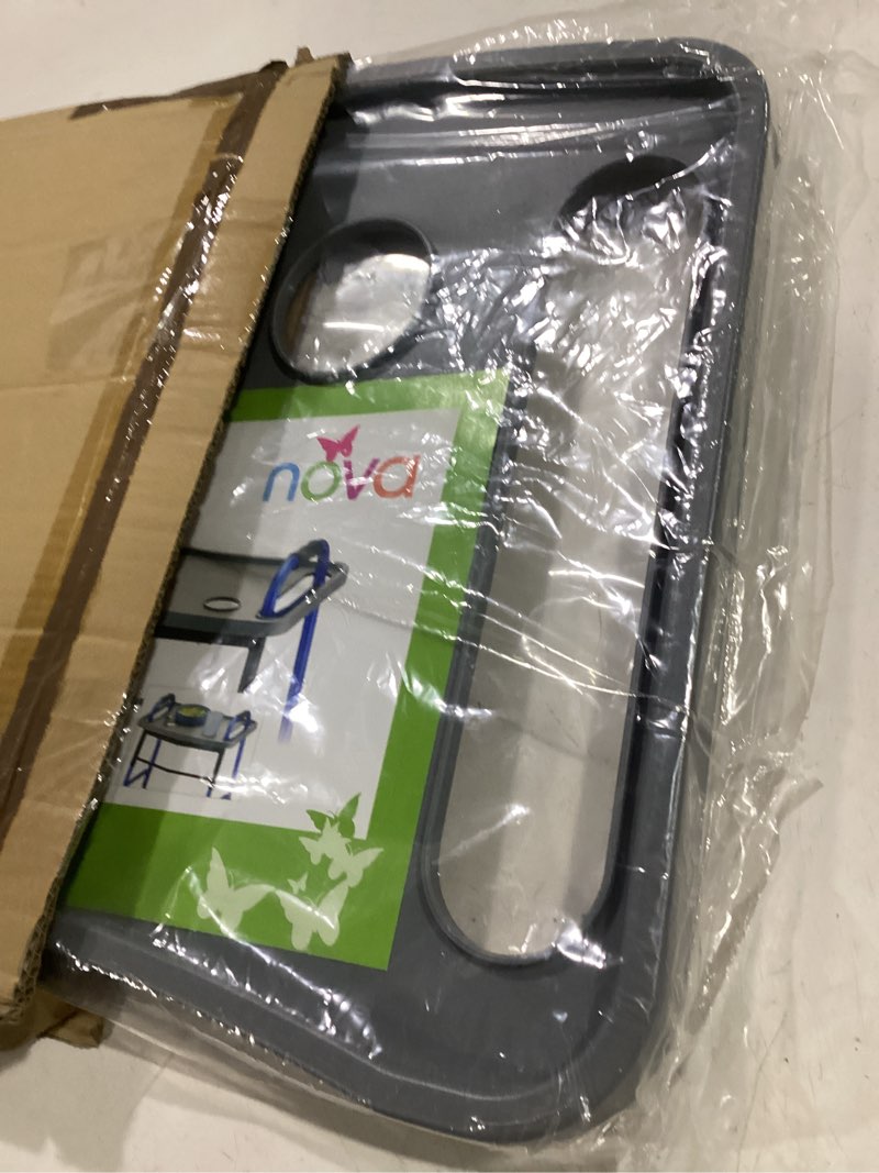 Condition photo showing Good Condition for nova walker tray, food tray with 2 cup holders for folding walker, fits on most folding walkers