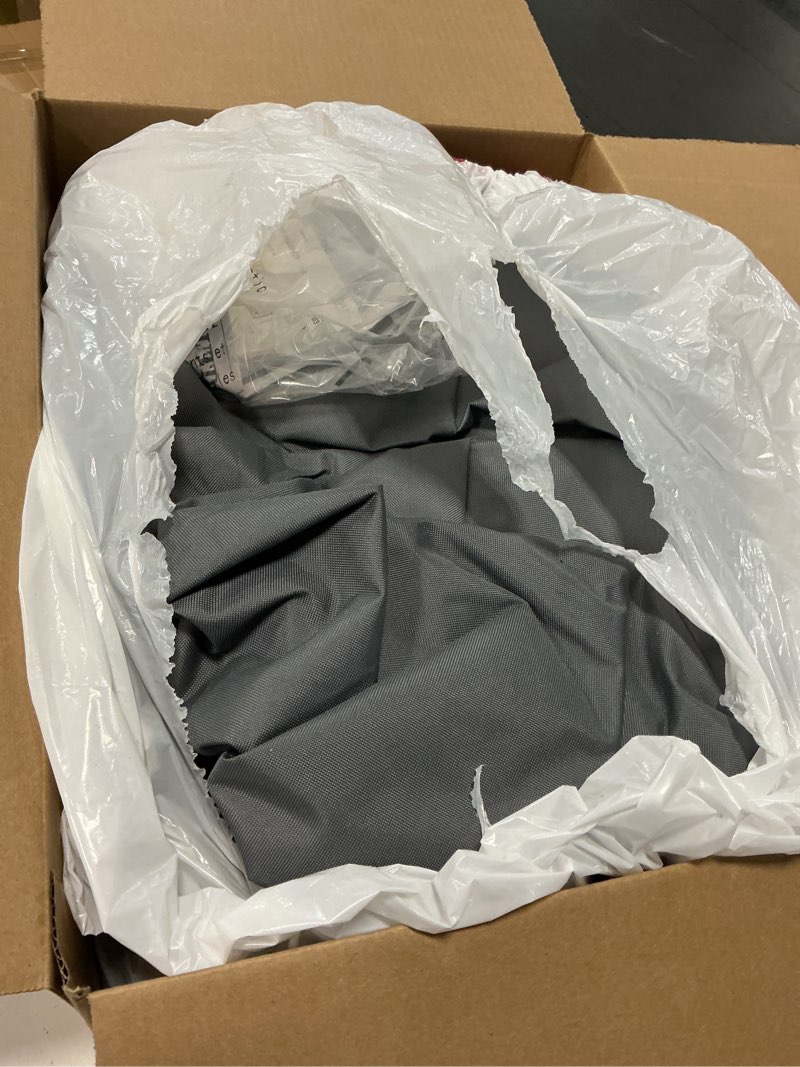 Condition photo showing As Is for Vailge Round Patio Furniture Covers, 100% Waterproof Outdoor Table Chair Set Covers, Anti-Fading Cover for Outdoor Furniture Set, UV Resistant (Grey, 62"DIAx28"H) 62"DIAx28"H Grey