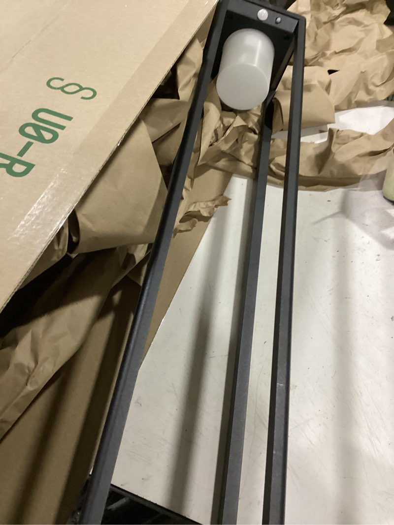 Condition photo showing Good Condition for solar floor lamp outdoor waterproof, motion sensor pathway lights | 20" aluminum, 600lm super bright, dusk to dawn long battery life, come assembled, suitable for patio lawns concrete or deck