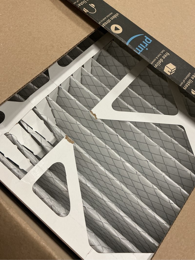 Condition photo showing New/Like New for filtrete 20x25x4 ac furnace air filter, mpr 1550, merv 12, fits honeywell & aprilaire space-gard, certified asthma & allergy friendly, electrostatic filter, 2-pack (actual size 19.88x24.63x4.31 in)