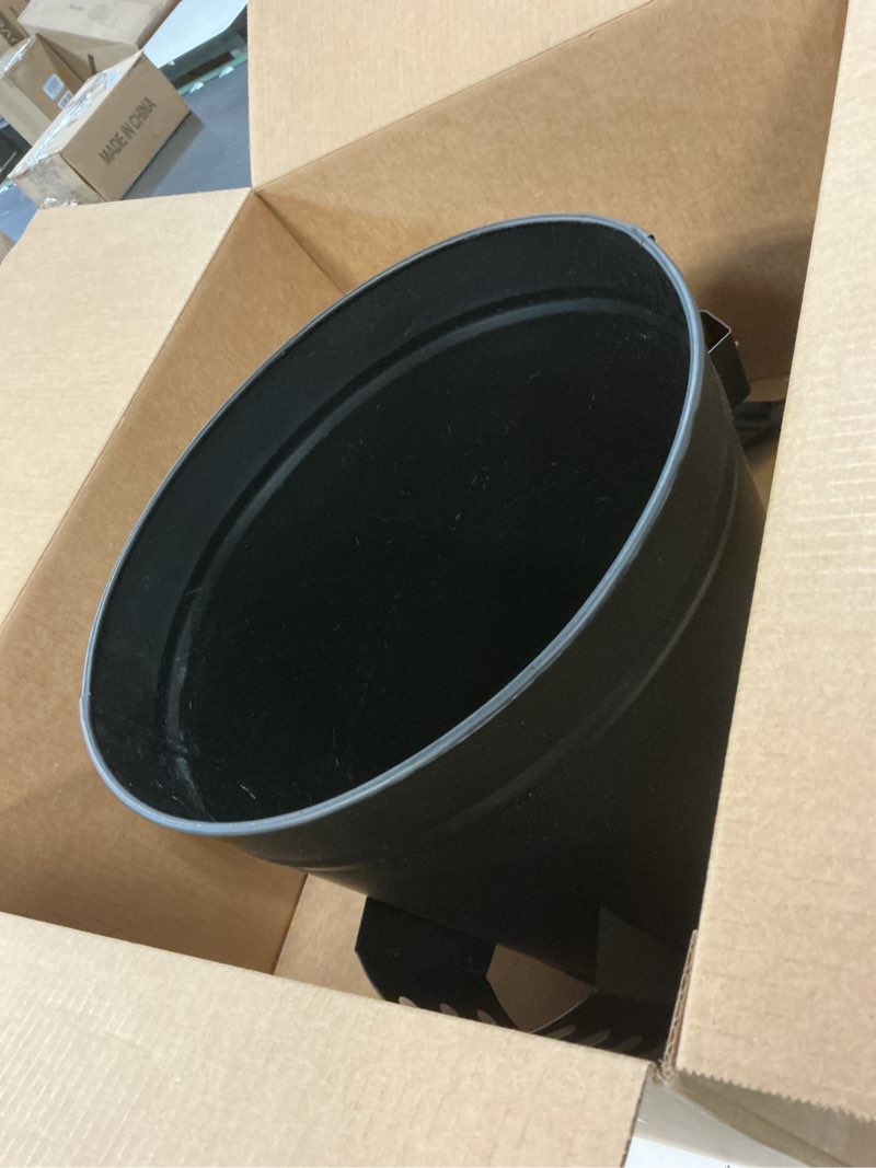 Condition photo showing Good Condition for home-complete 4.75 gallon black ash bucket with lid and shovel-essential tools for fireplaces, fire pits, wood burning stoves-hearth accessories