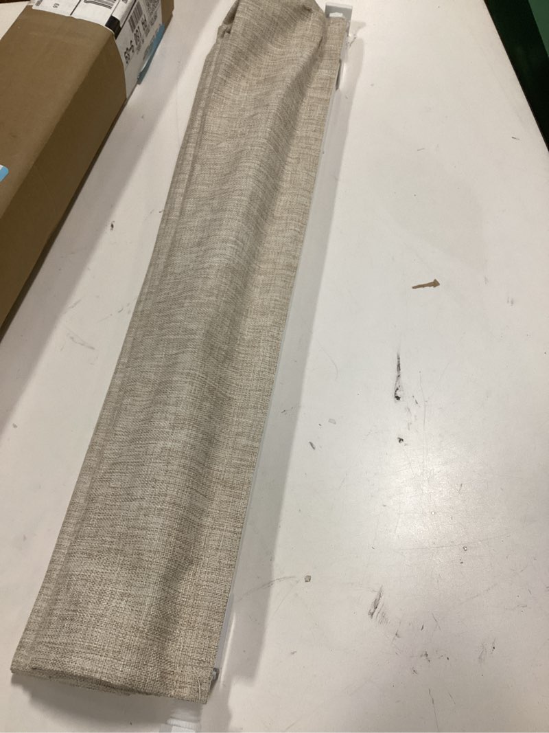 Cordless Roman Window Shades, Beige White Premium Blackout Shades, Custom Washable Fabric Roman Blinds for Windows, Doors, French Doors, Kitchen Windows Visit the WindowLady Store 24\"Wx48\”