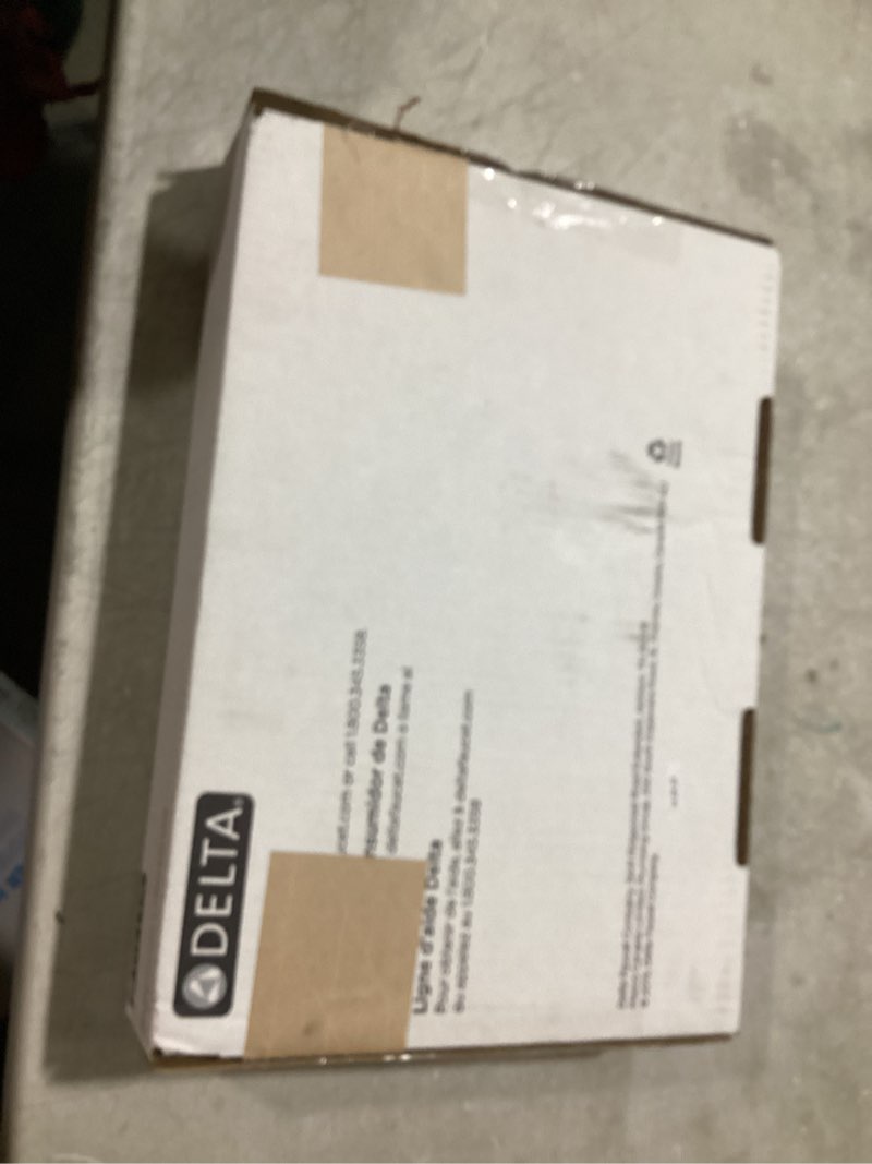 Condition photo showing Good Condition for delta arvo brushed gold bathroom faucet with sprayer, 8 inch 3 hole widespread bathroom sink faucet 