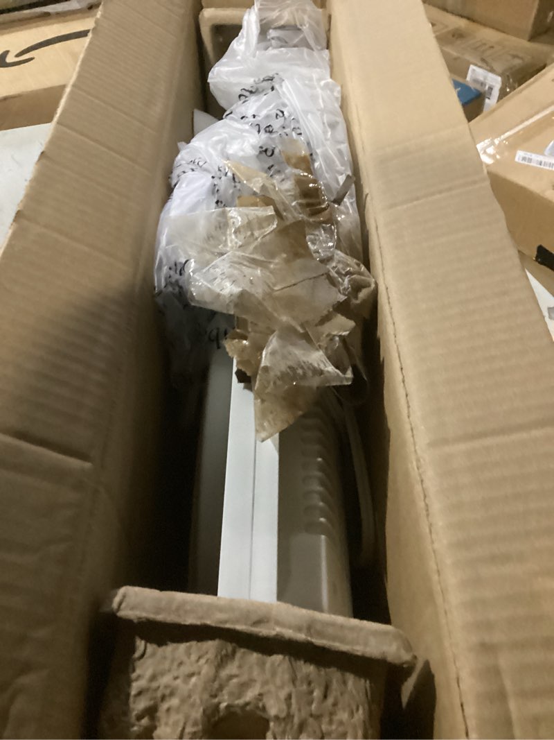 Condition photo showing Good Condition for amazon basics window fans for home bedroom, twin heads, cooling airflow, exhaust, expandable side panel manual control, 3 speeds, 63w, 9 inch, white