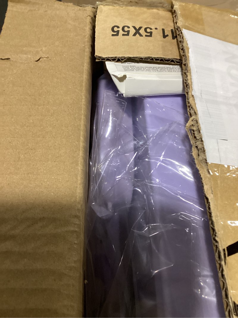 Condition photo showing As Is for janua pilates board - pilates reformer set, multi-purpose foldable pilates reformer board for home, 5 in 1 pilates sliding board purple