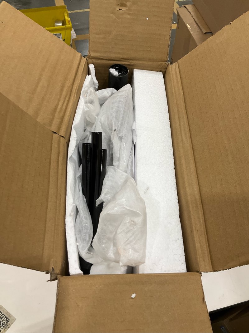 Condition photo showing Good Condition for Heavy Duty Coat Rack with Marble Base, Freestanding Hall Coat Tree with 12 Hooks and 3 Adjustable Sizes, Metal Coat Rack Stand for Entryway, Bedroom, Office Hanging Purses, Coats, Scarves, Hats Black 12hooks