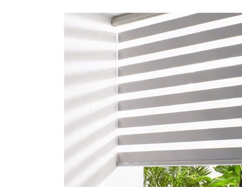 KALYSIE Persianas Enrollables Zebra para Ventana, Corte Personalizado a Medida, Persianas Enrollables de... Opciones: 50 tamaño