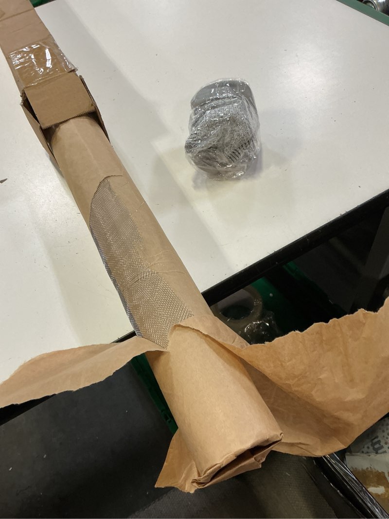 Condition photo showing Good Condition for 304 stainless steel mesh window screen roll 47" x 200" with stab resistant gloves, pet proof window screen replacement, durable wire mesh screen for home and office (47" x 200")