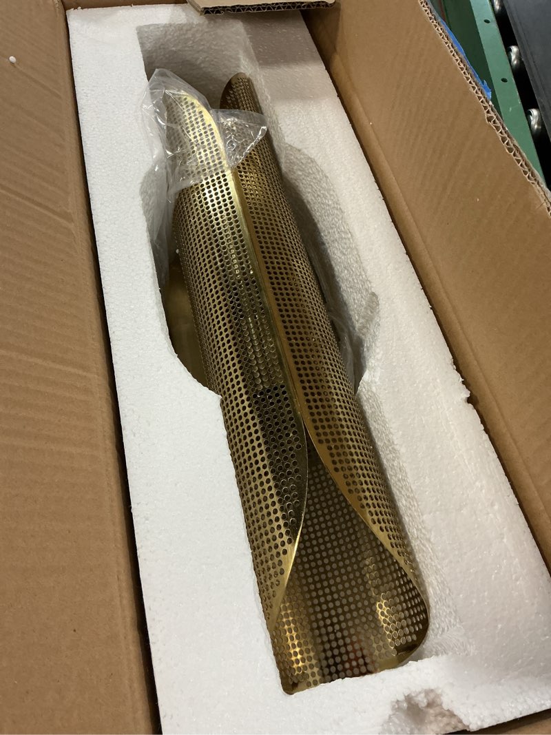 Condition photo showing Good Condition for Curl Perforated Sconce (2-Light)