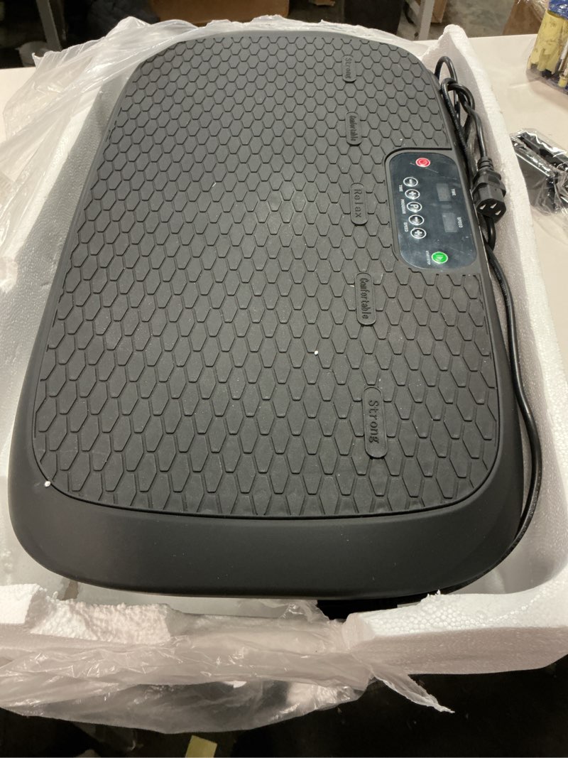 Premium Vibration Plate Exercise Machine for Lymphatic Drainage, Weight Loss, Whole Body Workout Power Plate, Shake Plate, Body Shaker,Home Gym Fitness Equipment,Black