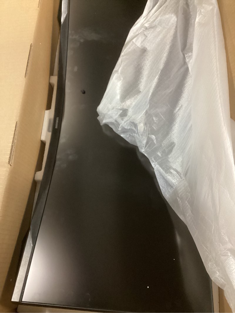 Condition photo showing Working Condition Verified for SAMSUNG 34' Odyssey G5 Ultra-Wide Gaming Monitor with 1000R Curved Screen, 165Hz, 1ms, FreeSync Premium, Large Display, Eye Comfort, Multiple Ports, WQHD, LC34G55TWWNXZA, Black