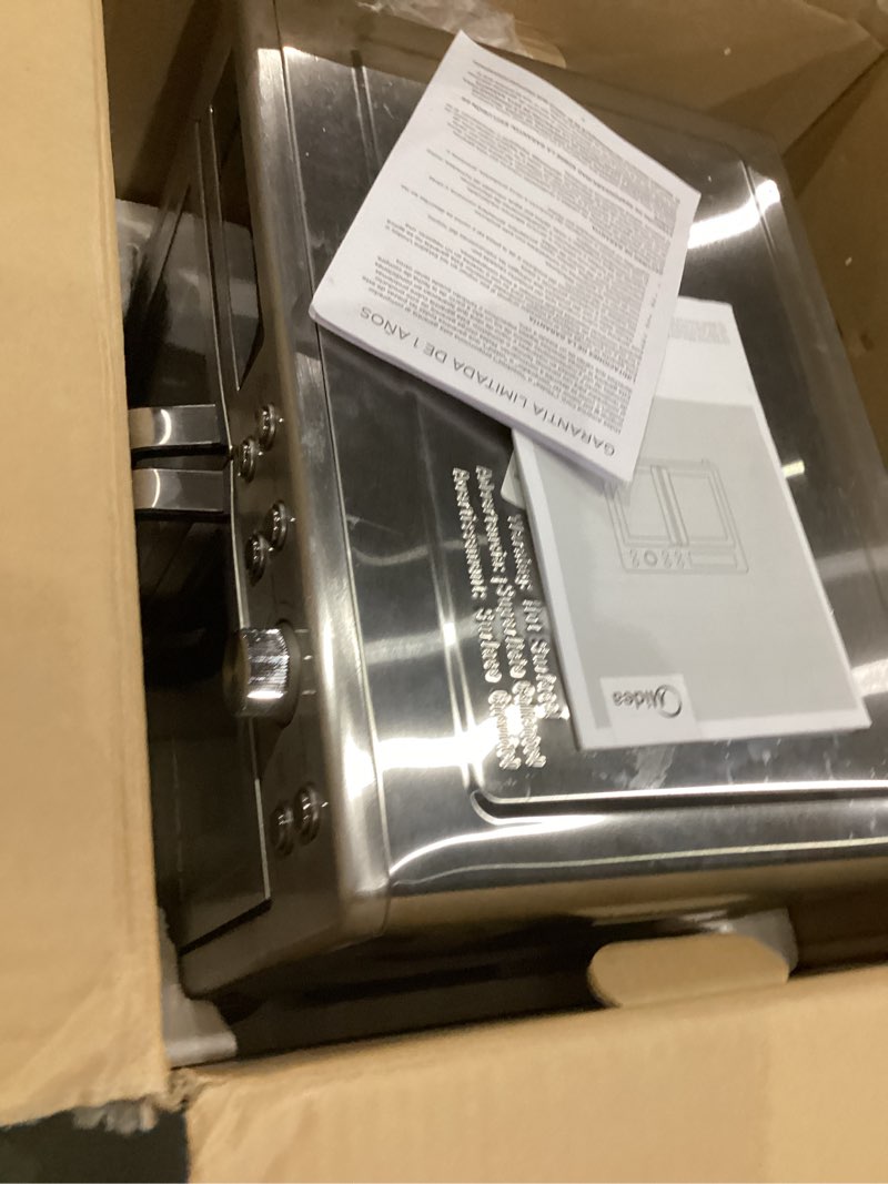 Condition photo showing Good Condition for midea flexify french door toaster oven air fryer combo, 26.4 qt, extra large air fryer countertop oven 10-in-1 combo, 25% faster cooking and 90% less oil, stainless steel