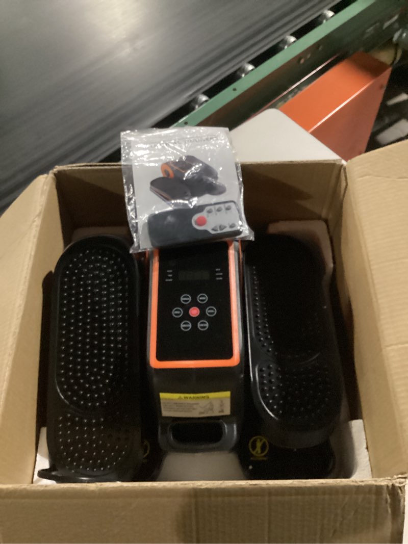 Condition photo showing Good Condition for Mini Under Desk Elliptical Low Impact Electric Leg Exerciser As Seen on TV While Sitting for Seniors with Non-Slip Mat Quiet & Portable for Home and Office Black