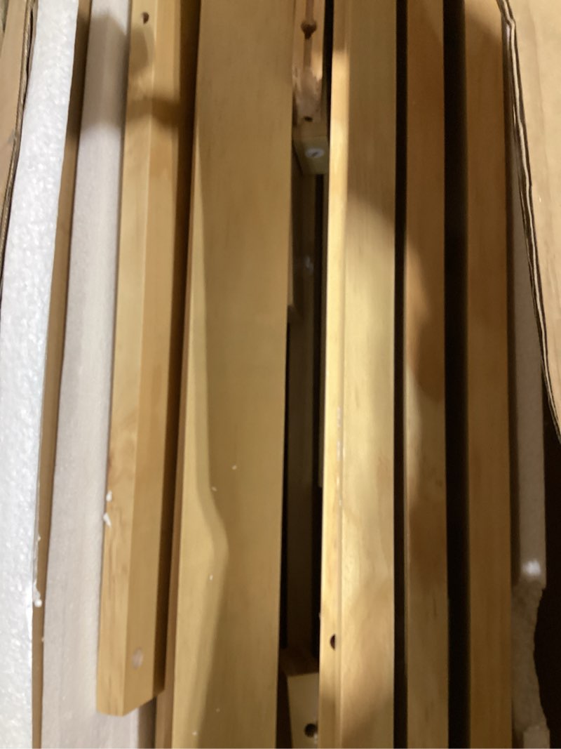 Condition photo showing Good Condition for queen bed w hydraulic lift up storage - wood color