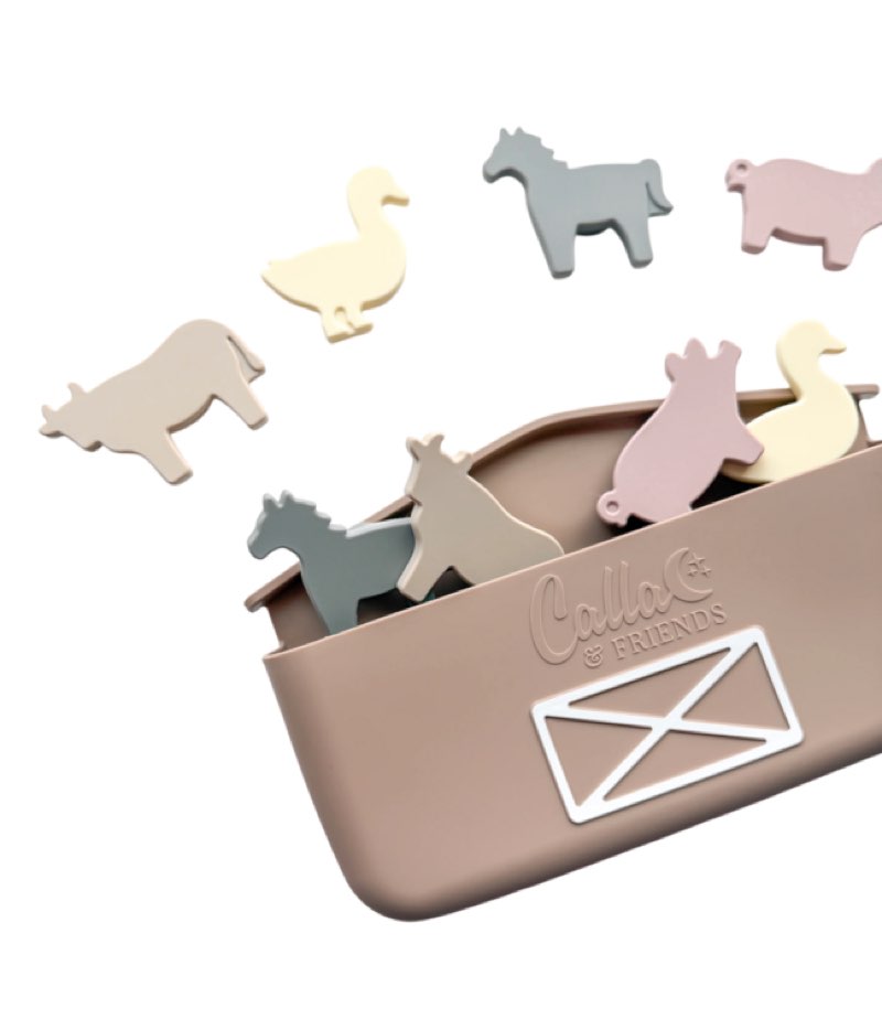 calla & friends farm suction bath toys