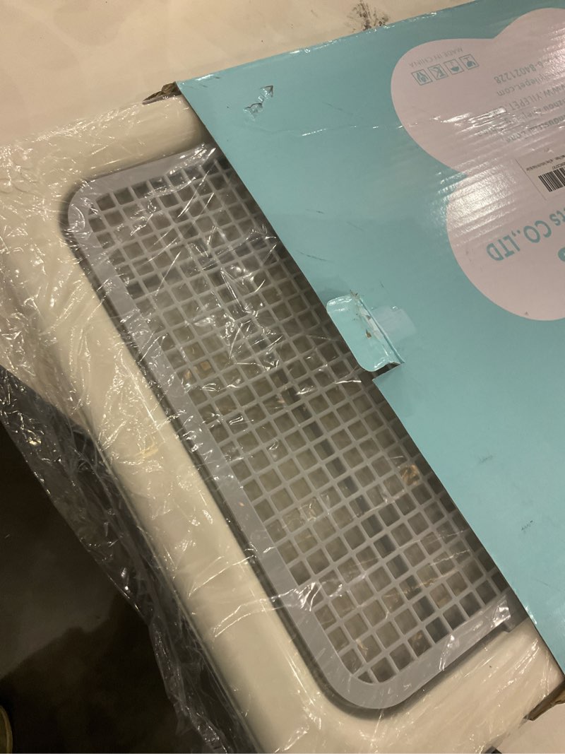 Condition photo showing New/Like New for smart paws 3 sizes small puppy dog toilet,poodles training tray,yorkie pet pads holder 21.65x17.71 inch (pack of 1)
