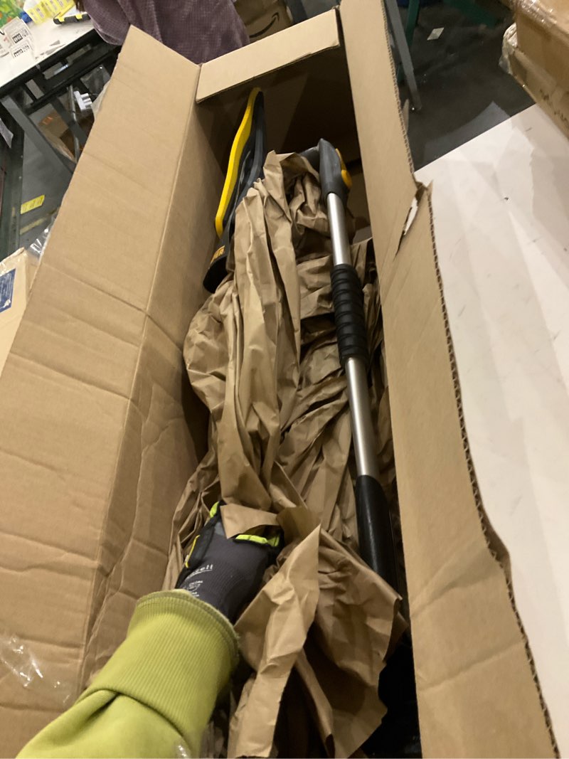 True Temper ABTT5212 Telescoping Scratch-Free Snow Brush with End Scraper and Cushioned Grip, 52-Inc