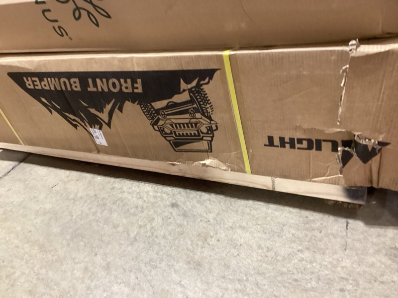 Condition photo showing New/Like New for Nilight Front Bumper Compatible for 2007 2008 2009 2010 2011 2012 2013 2014 2015 2016 2017 2018 Jeep Wrangler JK/JKU Rock Crawler Winch Plate