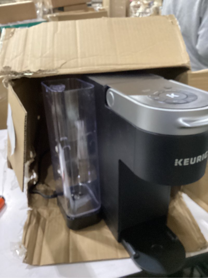 Condition photo showing As Is for Not tested ***Keurig K-Supreme Single Serve K-Cup Pod Coffee Maker, MultiStream Technology, 4 Brew Sizes, 66oz Dual-Position Removable Reservoir, Black Black Coffee Maker