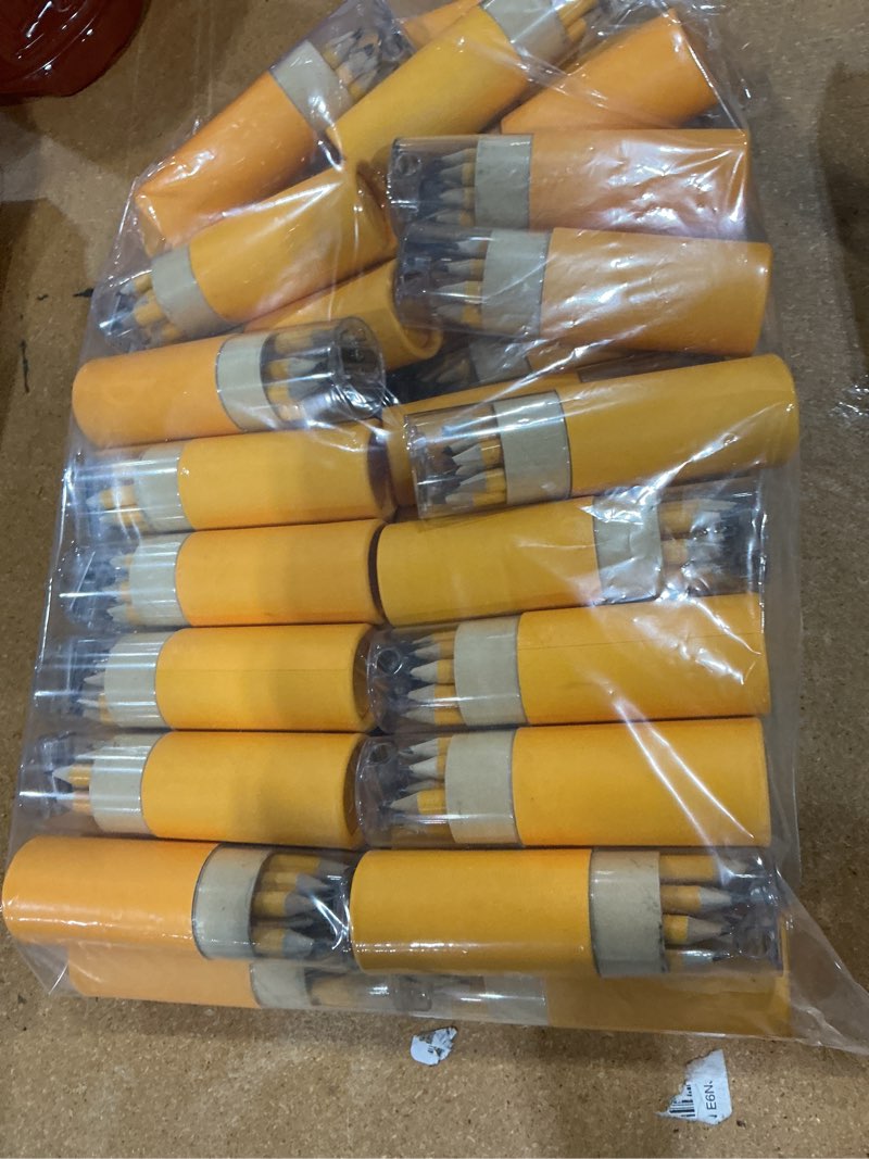 Condition photo showing Good Condition for humyoun 432 pcs 36 pack mini golf bulk with eraser sharpener, 2hb presharpened yellow half short gif