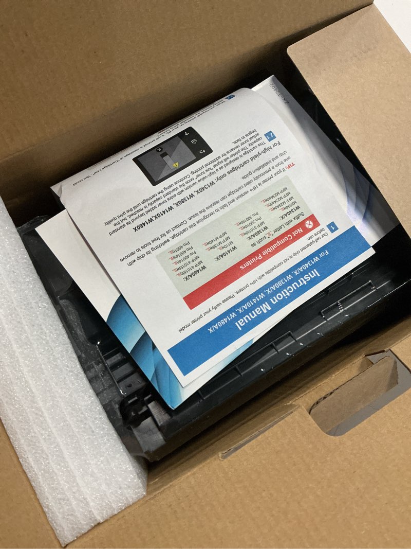 Condition photo showing New/Like New for ink e-sale 148x 148a toner cartridge black (with chip) high yield compatible replacement for hp 148a 148x w1480a w1480x for hp laserjet pro 4001n 4001dn 4001dw mfp 4101fdn 4101fdw printer (1 pack)