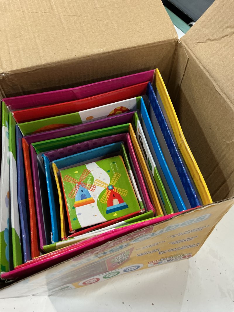 Condition photo showing Good Condition for the learning journey stacking cubes