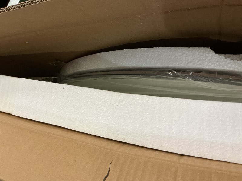 Condition photo showing Good Condition for KOHROS Round Bathroom Mirror 32" x 32" Large Circle Mirror for Bathroom, Frameless Beveled Edge Mirr