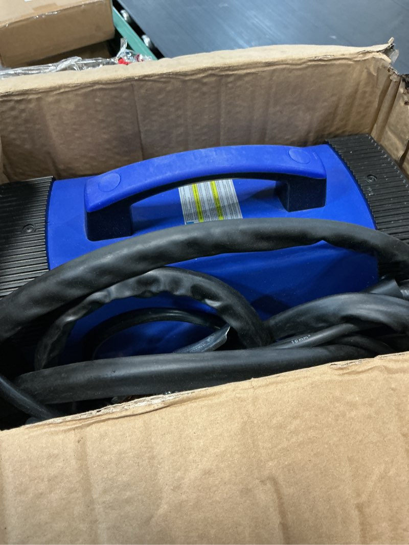 Condition photo showing As Is for 50a plasma cutter with led display, dual voltage 110v/220v, clean metal cutting up to 1/2? steel, easy setup pt31 torch, lightweight for diy & home workshops