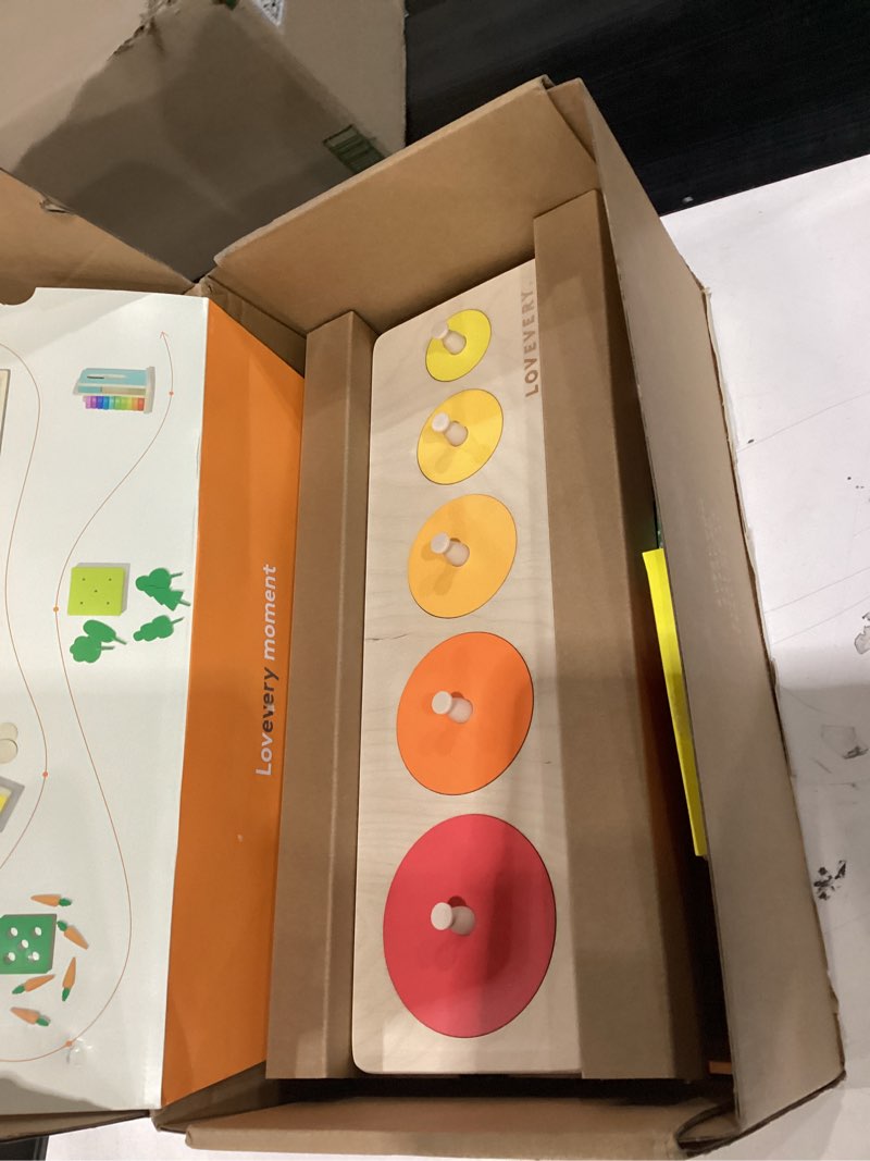 Condition photo showing As Is for LOVEVERY, The Babbler Play Kit with Bonus Book 'Where is Crew's Shoe', Birthday Play Kit, Montessori Toddler Toy (Best Birthday Gift for 1 Year Old)