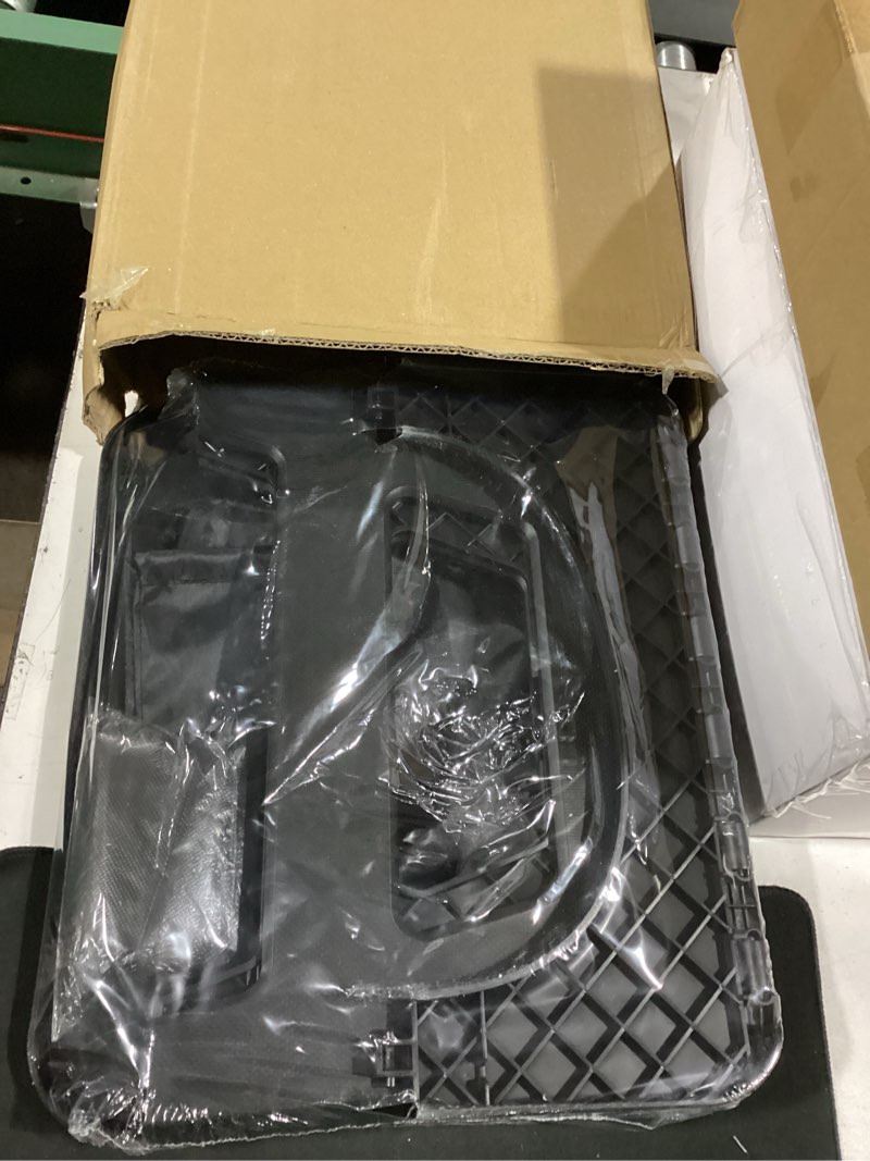 Condition photo showing New/Like New for in-car portable toilet collapsible potty, emergency toilet, temporary potty for outdoor camping, road trips, traffic jams, boating and fishing 15x13x3