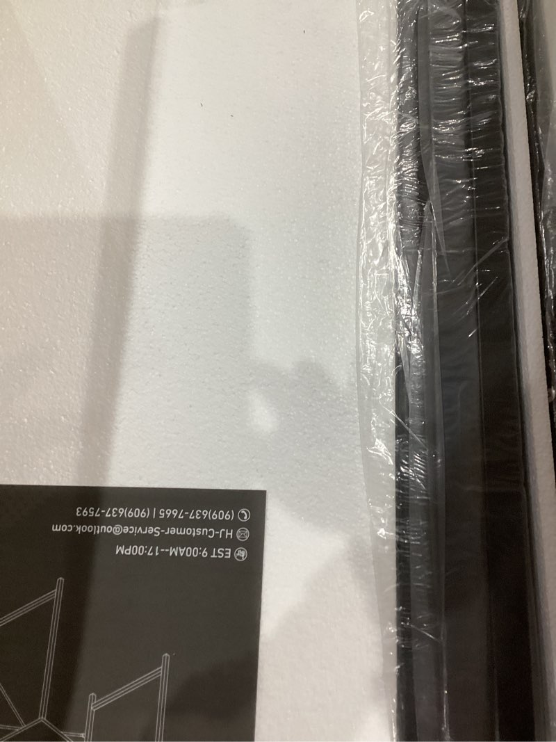 Condition photo showing Good Condition for DUMOS 32 Inch Office Small Computer Desk Modern Simple Style Writing Study Work Table for Home Bedroom - Wood Black