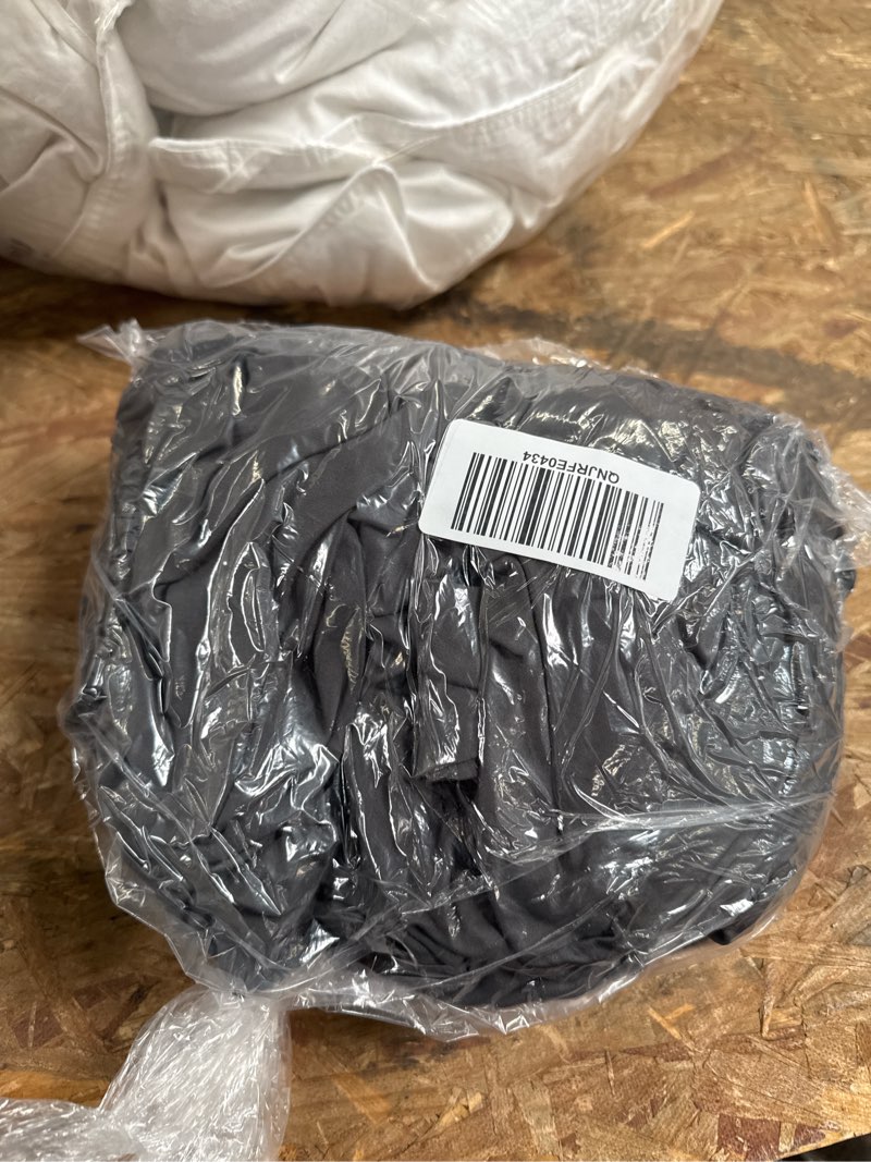 Condition photo showing Good Condition for bamboo fitted sheet set, full, charcoal