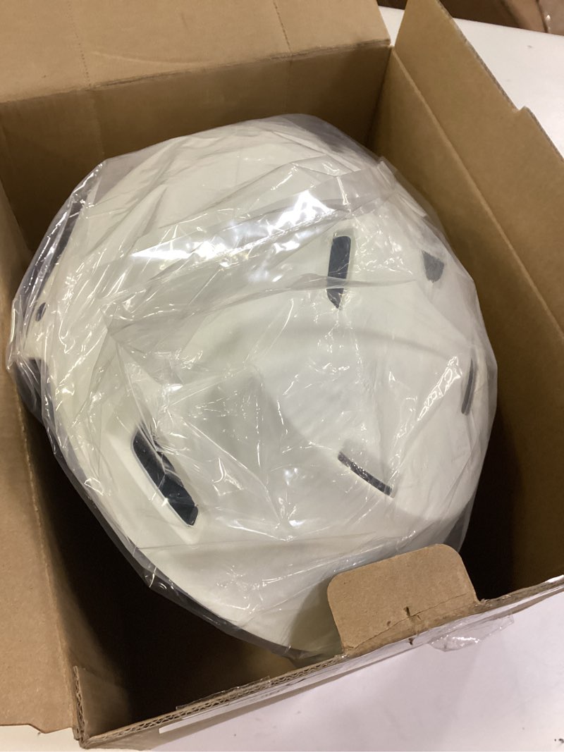 Condition photo showing New/Like New for Retrospec Zephyr Ski Helmet - Snowboard Helmet for Adults & Youth with Adjustable Fit, 9 Breathable Vents, Removable Washable Earmuffs - Snow Sports Helmet for Men & Women Matte Eggshell Medium