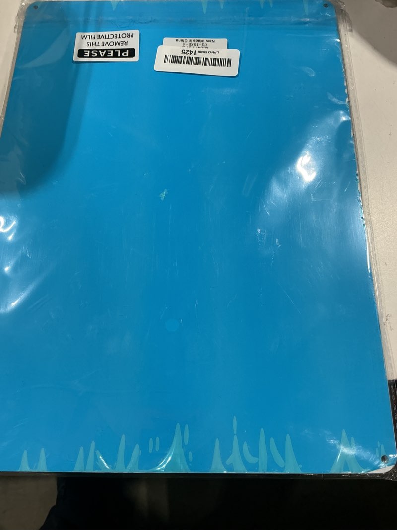 Condition photo showing Good Condition for muxyh 4 pack white sign blanks, 14 x 10 inches, sturdy rust free aluminum metal signs white color blank sign, waterproof, easy mounting, indoor or outdoor use 14x10 inches