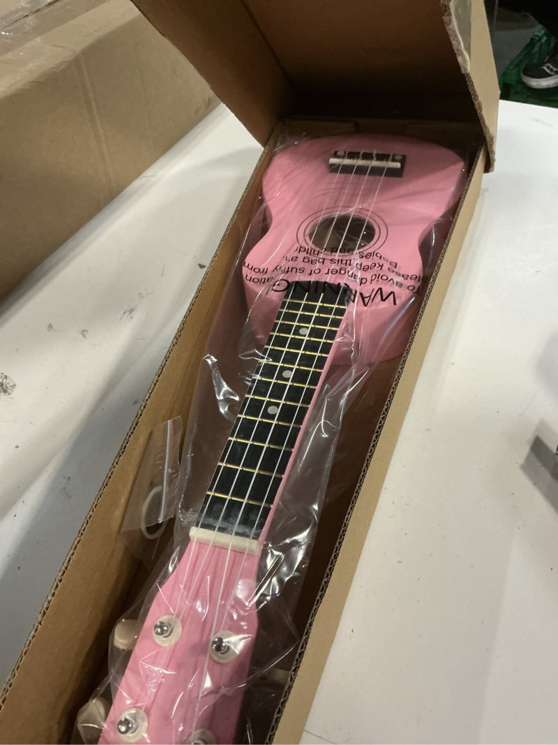 Condition photo showing New/Like New for 21 Inch Wooden Kids Toddler Child Children Acoustic Guitar Musical Instruments Ideal for 3-9 Year Old Boys Girls Gifts (Pink)