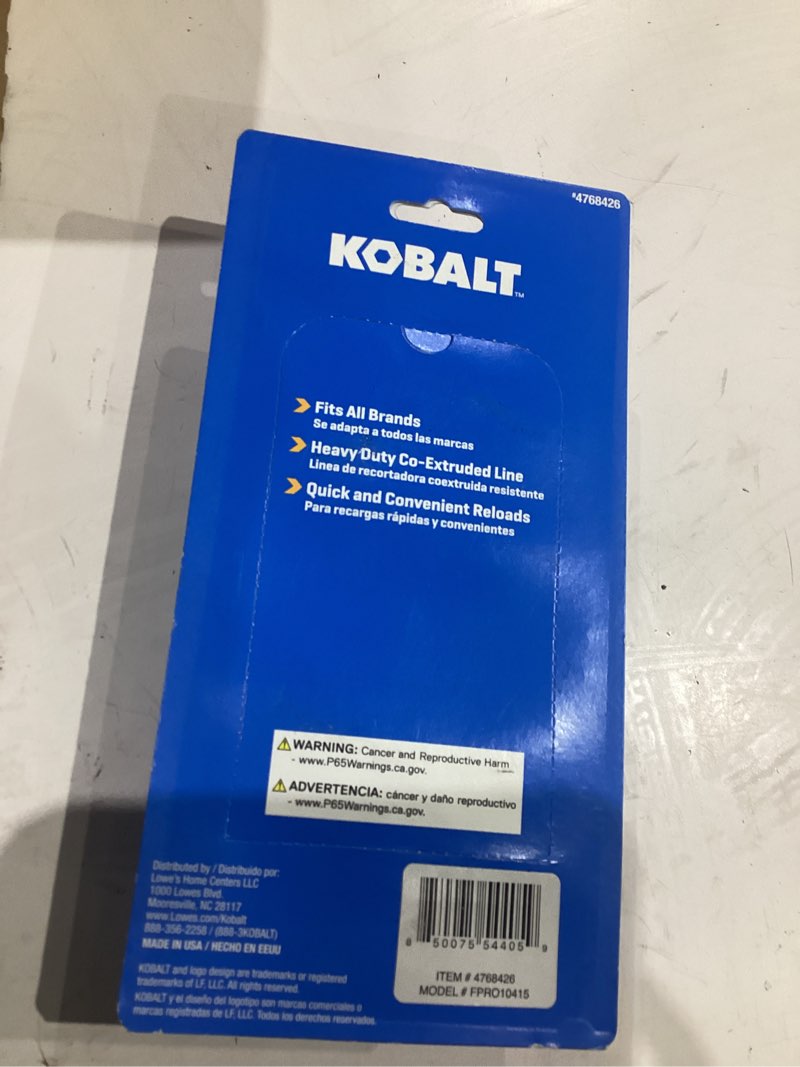 Condition photo showing Good Condition for kobalt  40 max  .095 in  2.4 mm  5??  .095 in string trimmer line  linea de recorte  kobalt  5 ??  .095 in-  pre-cut trimmer line
